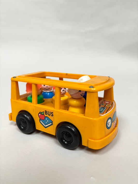 schoolbus + passagiers Fisher Price