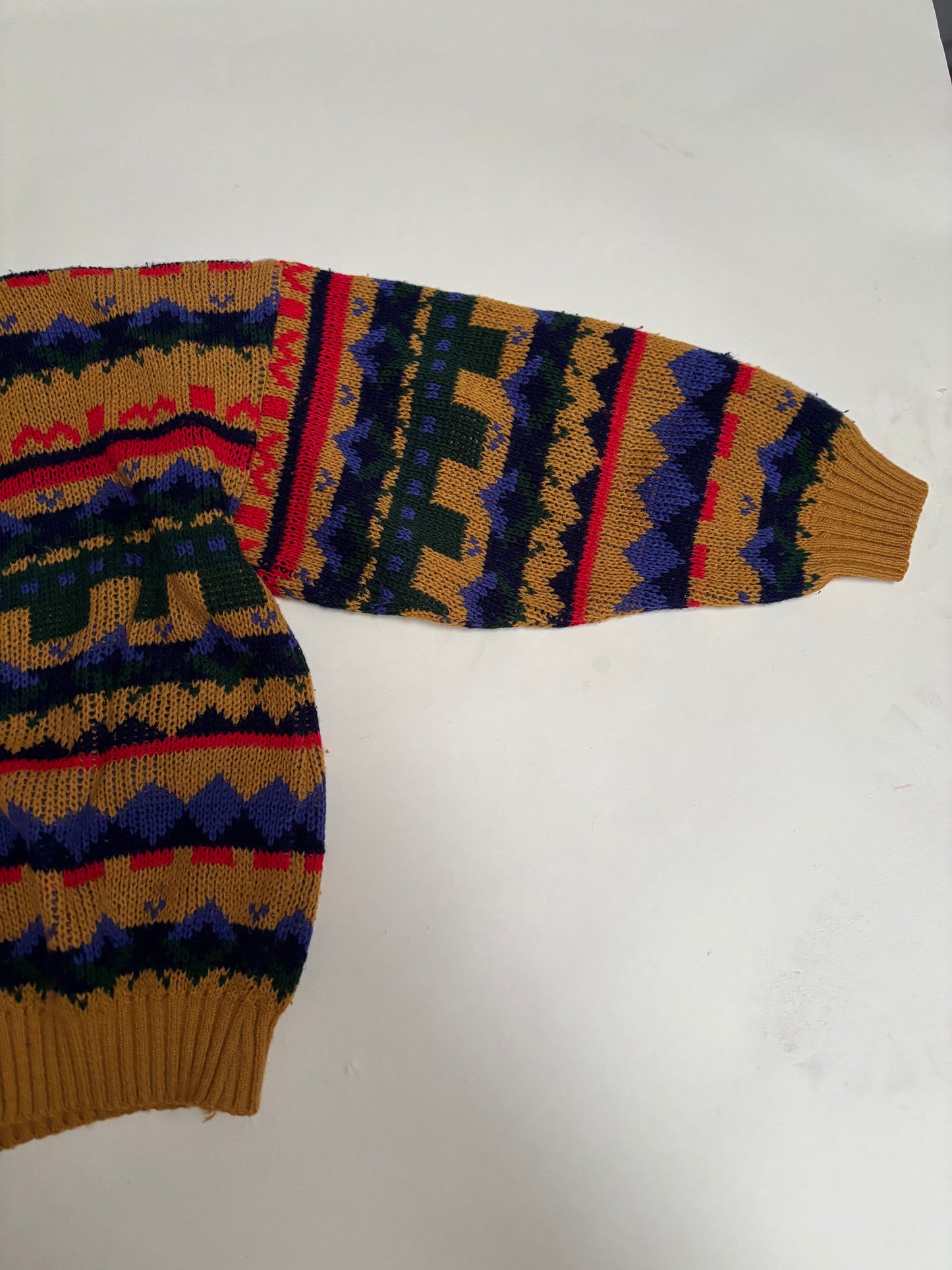 Kerstige cardigan (4/5 jaar)