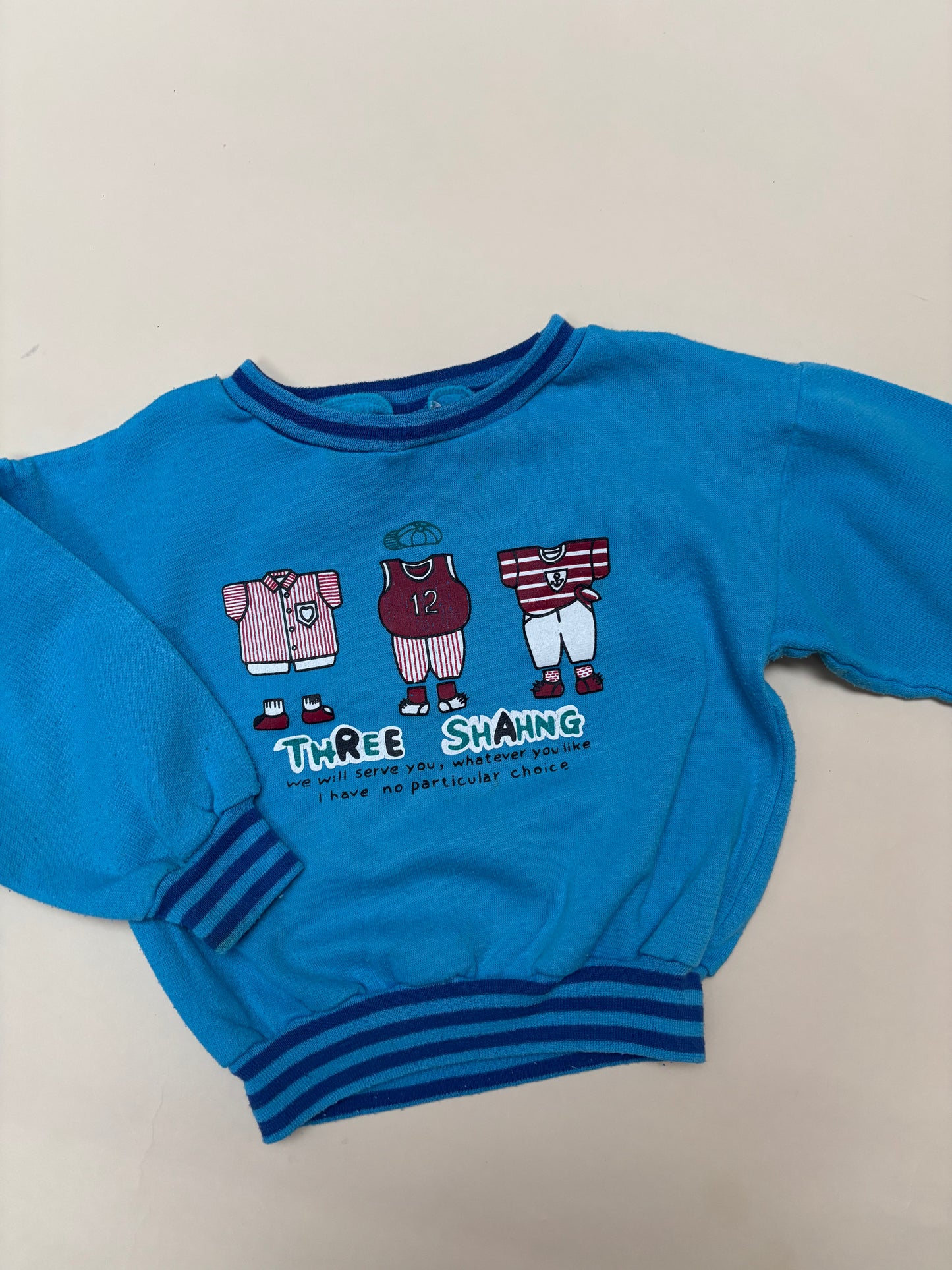 blauwe sweater (4/5 jaar)