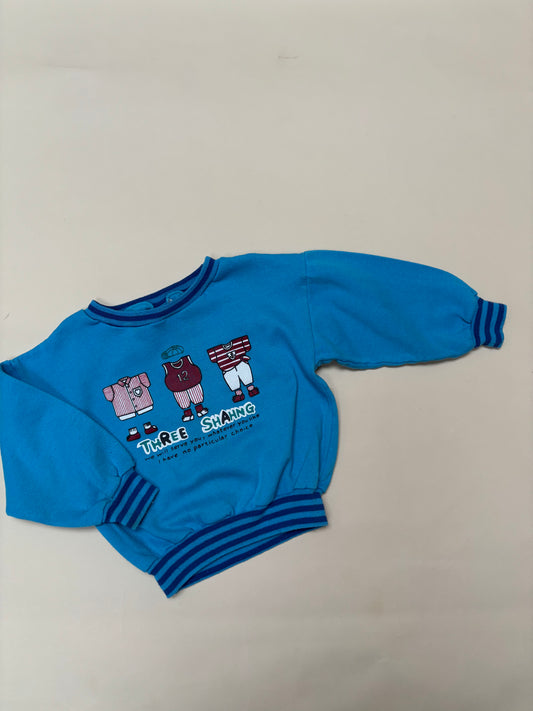 blauwe sweater (4/5 jaar)