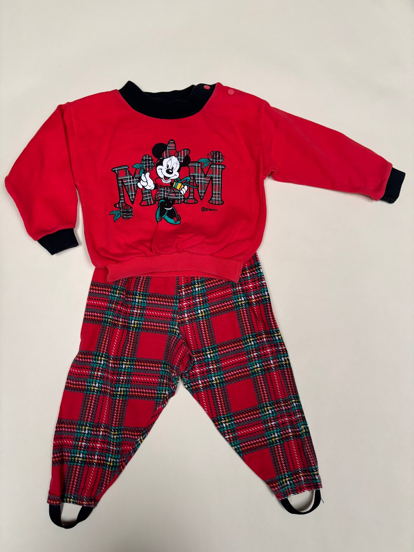 Minnie mouse kerstoutfit (12-18 mnd)