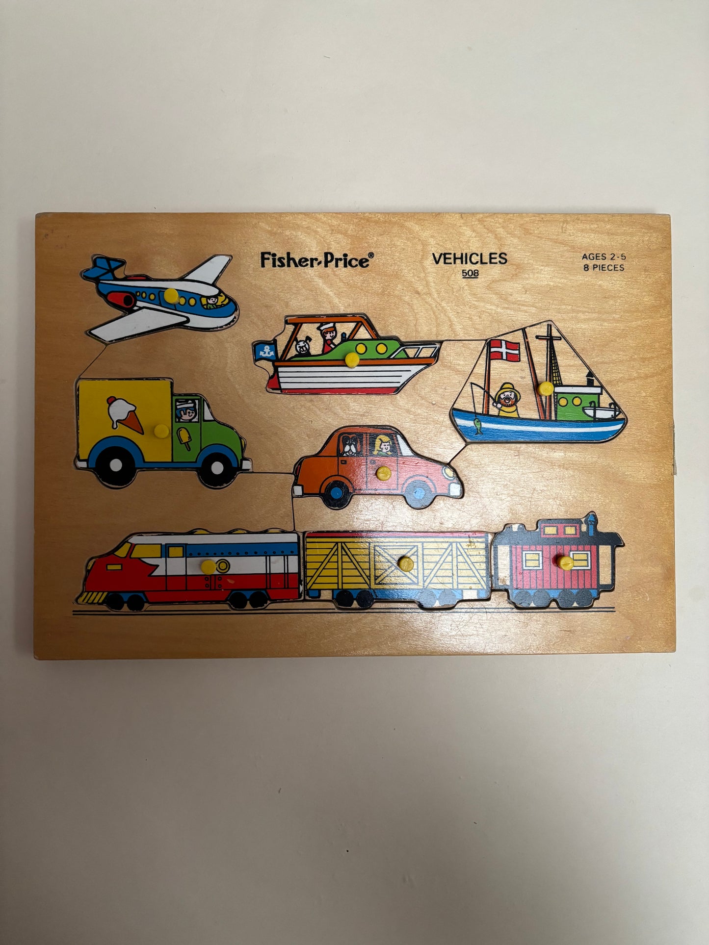 Fisher price puzzel voertuigen