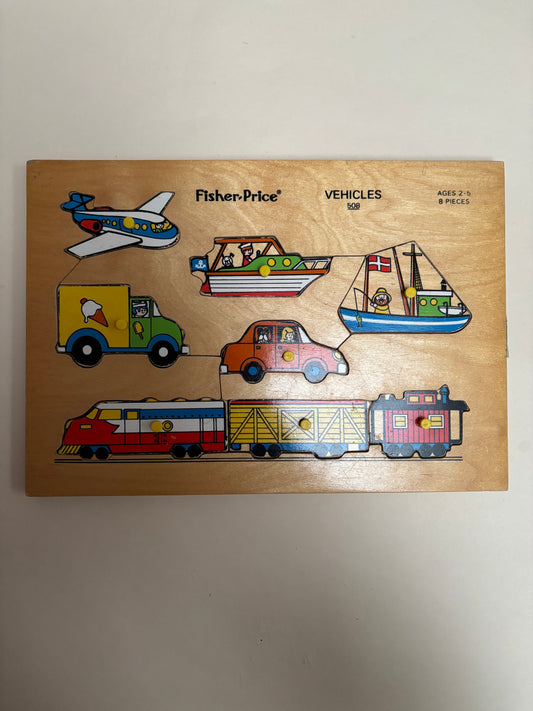 Fisher price puzzel voertuigen