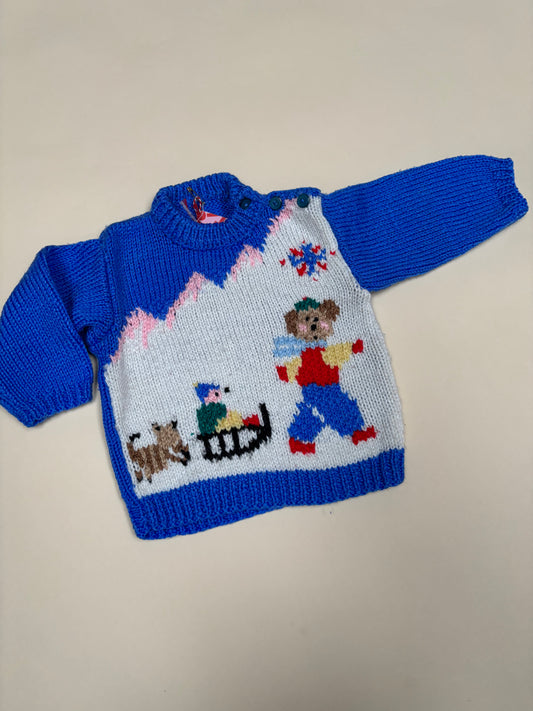 Kerstknit baby (9/12 mnd)